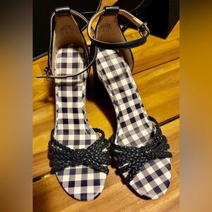 Draper James Navy Sandals 7.5